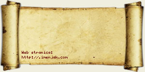 Danica Tulkić vizit kartica